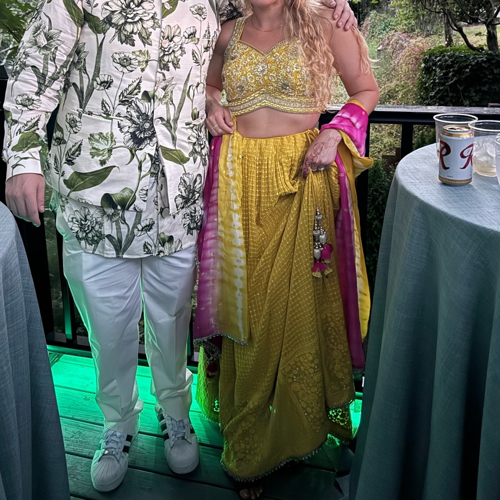 Golden Lehenga